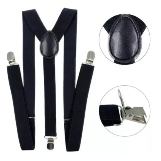 Suspensório Ajustável Masculino e Feminino para Fantasias Casamento e Festas (VARIAS CORES)