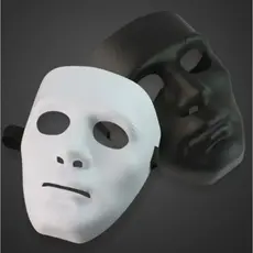 Máscara Jabbawockeez Dança Teatro Fantasia Branco