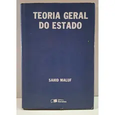 Livro Teoria Geral do Estado - Sahid Maluf/1995
