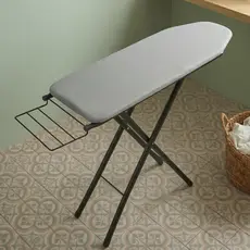 Tabua de Passar Roupa 3 Andares Técido Térmico Dobravel Extra Forte Com Porta Ferro