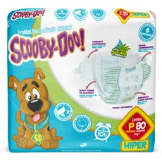 Fralda Scooby-Doo Hiper P 80 Unidades
