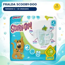 Fralda Scooby-Doo Hiper G 60 Unidades