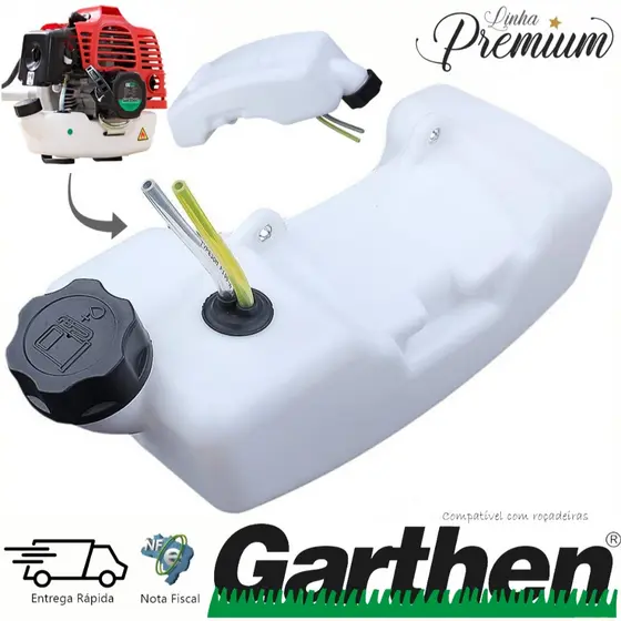 Tanque Combustível Roçadeira Gasolina Garthen Cg420 Cg450 Cg550
