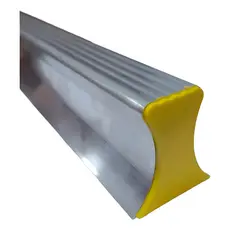 Regua De Aluminio Pedreiro Triangular 1,5 Metro Reforçada Cinza Corte