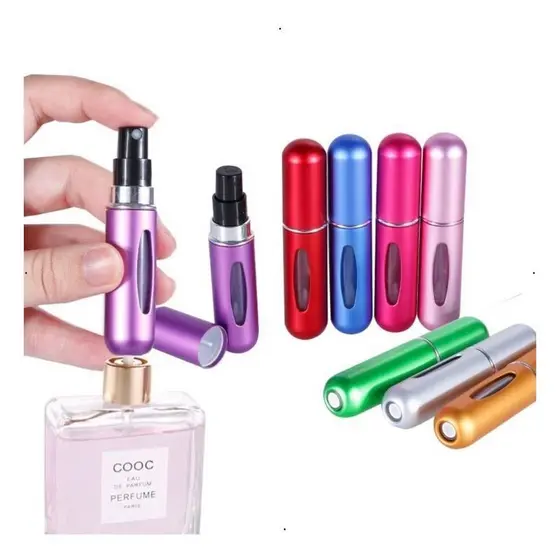 Frasco Perfume Recarregável 5ml Porta Perfume Para Viagens meiustar