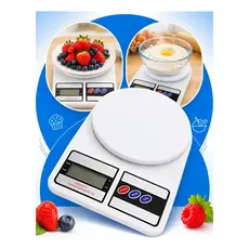 Balança Digital De Cozinha Com Alta Precisão Alimentos Capacidade Até 10kg Visor Digital LCD
