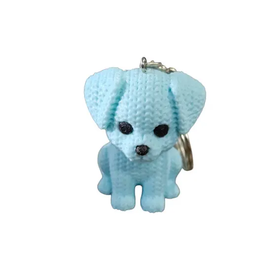 Chaveiro Cachorrinho Azul 3D - Dog Candy Blue - Cute Pet
