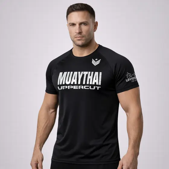 camisa masculina muay thai uppercut fight wear