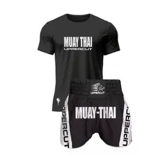 Kit Uppercut Short Muay Thai E Camiseta Treino E Competição