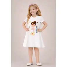 Vestido Infantil Unicórnio feminino mais bonito original