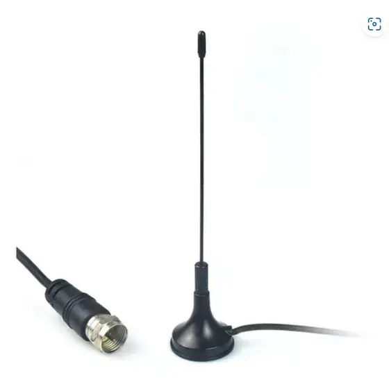 Antena Interna Mini Base Imã UHF/HDTV 1.5m An-s10 Exbom
