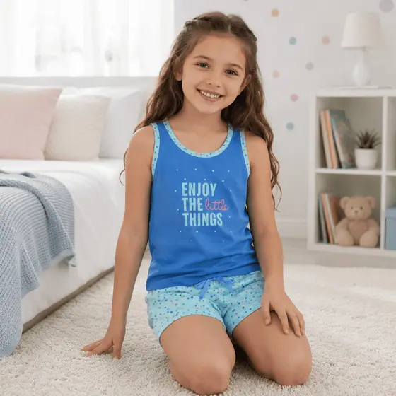 Pijama Infantil Feminino Short Doll Baby Doll Rosa Confortável Macio Levinho Promoção