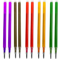 10 Refil Caneta Magica Fantasminha Tecido Apaga Calor Cores