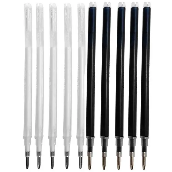 10 Refil Caneta Magica Fantasminha Apaga Calor Preto Branco