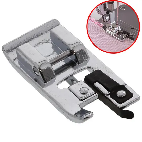 Sapata Calcador Ponto Overlock Acabamento Chulear Patchwork.