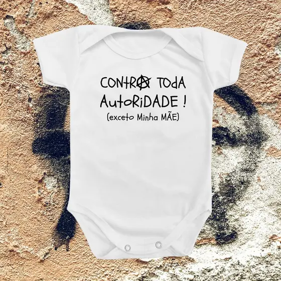Body Roupa De Bebê Frases Contra Autoridade Mãe Feminista