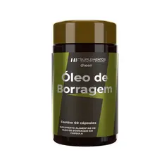 Óleo De Borragem 500mg Com 60 Caps HF Suplementos Premium Nutrição Avançada Saúde Bem Estar
