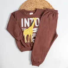 Conjunto Moletom Infantil Inverno Bebê Menino Roupas de Frio