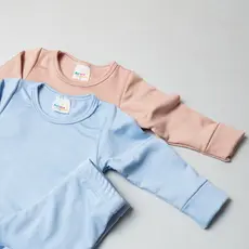 Kit 2 Conjuntos Térmico inverno Bebê Infantil Unissex Body e Calça Peluciado