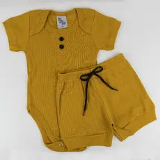Conjunto 2 peças Body e Shorts Verão Menino