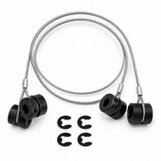 Kit 2 Cabos de Aço 83,5 cm para Simulador Polimet Bucha 13 mm Reposição