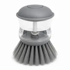 Escova de Limpeza  Multiuso com Dispenser de Detergente  Casa Limpeza Cozinha | Cor Cinza