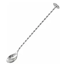 Colher Bailarina Inox 30cm Para Drinks Coquetel Suco Mexedor Bar Bartender Profissional