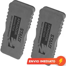 Kit 2 Apagador Magnético Para Quadro Branco E Lousa Stalo