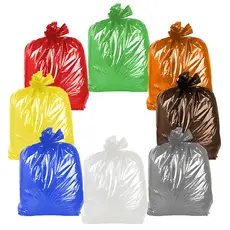 Saco de lixo 20 Litros 100 unidades Colorido coleta seletiva Pronta entrega