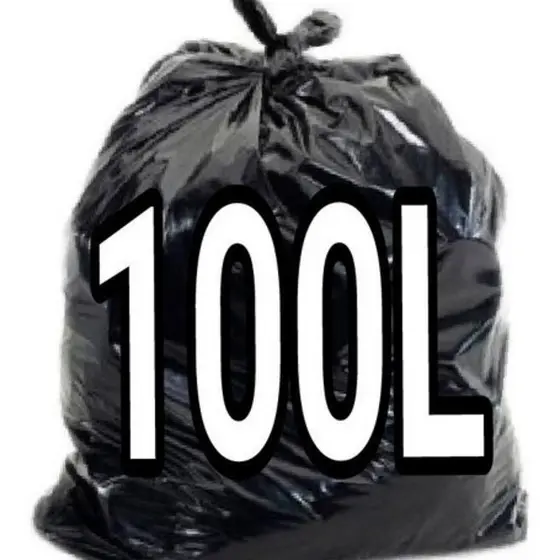 Saco de Lixo 100 Litros com 100 Unidades 75x90 direto da fabrica