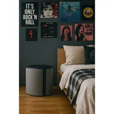 1 Puff Pérola Decorativo Linho Moderno