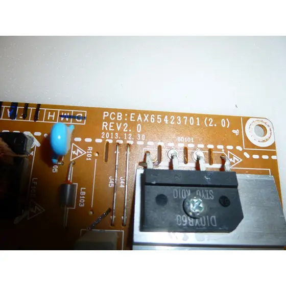 placa da fonte tv lg 39lb5600 / 42lb5800 / eax65423701 (2.0) / serve em diversos modelos.