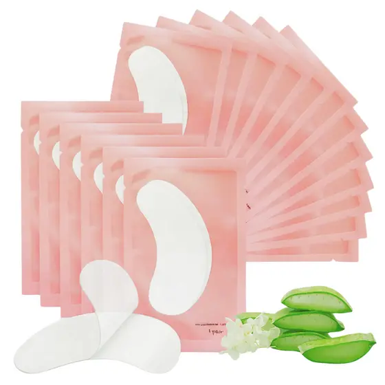 Protetor de Pálpebras Alongamento Cílios Extensão Patch Pad Gel