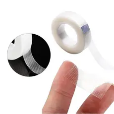 Fita Transpore Adesiva Transparente Antialergica para Extensao de Cilios 10m