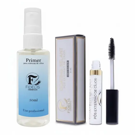 Kit Primer Pré E Pós Selante Alongamento De Cílios Anvisa