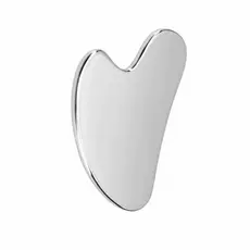Massageador Facial e Corporal Aço Inox Gua Sha Raspagem Skincare Rosto Relaxamento SPA Massagem
