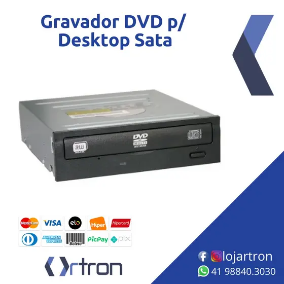 GRAVADOR DVD-RW P/ DESKTOP SATA