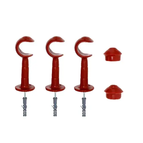 3 Unidade de Suporte 28mm Para Varão De Cortina