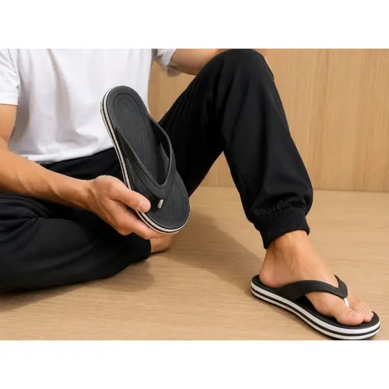 Chinelo masculino feminino unissex ortopédico com solado antiderrapante segurança