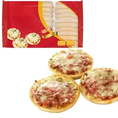 120 Mini Pizza Coquetel Discos Pronto Massa pré assada 1200g