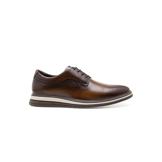 Sapato Masculino Democrata Hi-Soft Dune Tan
