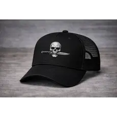 Boné Trucker Preto Masculino Estilo Tático Militar Operações Especiais Tropa Elite em DTF