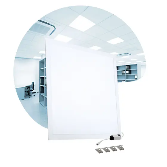 Painel Led Embutir 36W 40x40cm Luminária Plafon Teto Quadrado Branco Depolux 110/220v