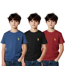 Camiseta Infantil Básica Manga Curta em Algodão Fashionista do 4 ao 8 Anos