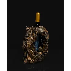 Suporte Decorativo de Vinho Dragão Chinês | Impressão 3D Realista