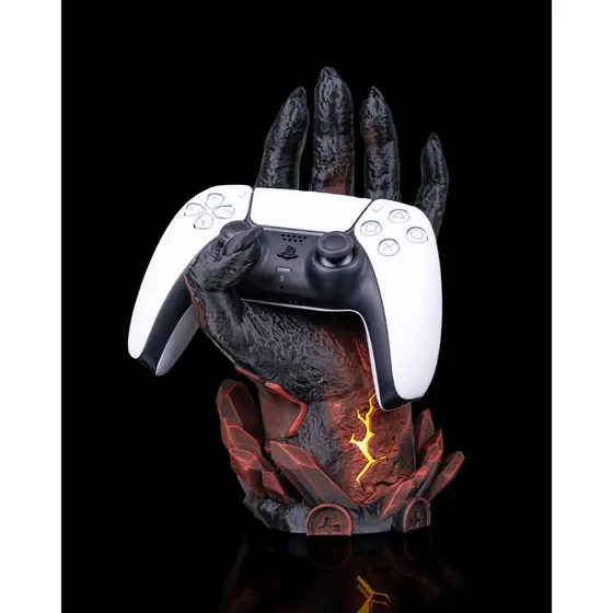 Suporte Gamer de Controle – Mão Demoníaca com Cristais | Base Decorativa PS5/PS4/XBOX ONE/XBOX SERIES X/S