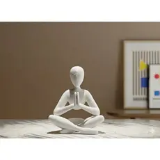 Escultura Meditativa Minimalista – Figura Decorativa Zen em Impressão 3D (Yoga / Meditação)