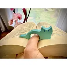 Gatinho Marcador de Página | Suporte para Segurar Livro | Acessório para Leitura | Impressão 3D