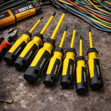 kit chaves fenda filipis isoladas 6 peças fenda philips magnetica eletricista mecânica