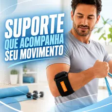 Cotoveleira Hidrolight Tennis Elbow Ajustável Epicondilite Faixa Neoprene Tensor Cotovelo Preto